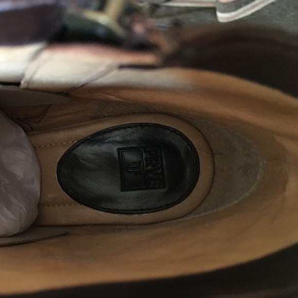 NEW Frye Women Ankle Bootie Brown Leather Size 8.5 - Picture 8 of 10